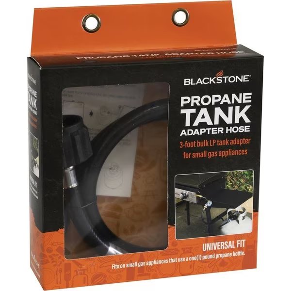 Rubber Gas Line Hose and Regulator 36 in L, Blackstone, Mfr#: 5471